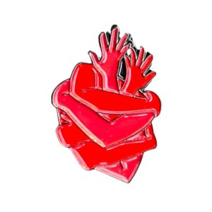 Pin Corazón Abrazándose