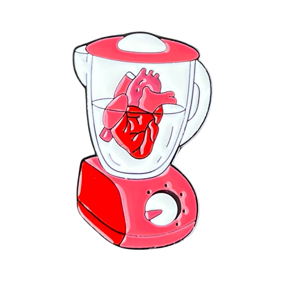 Pin Corazón en Licuadora