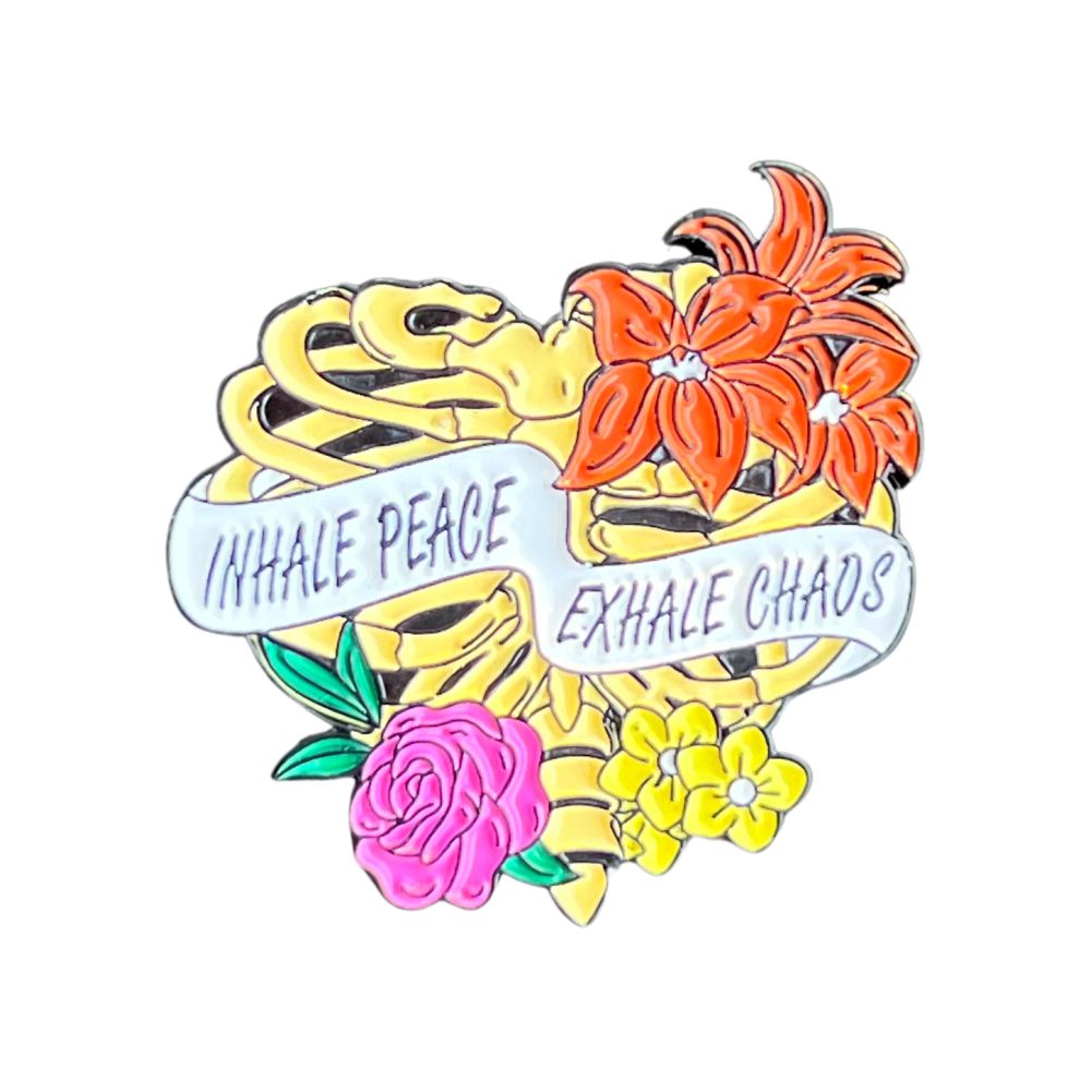 Pin Floral de Paz