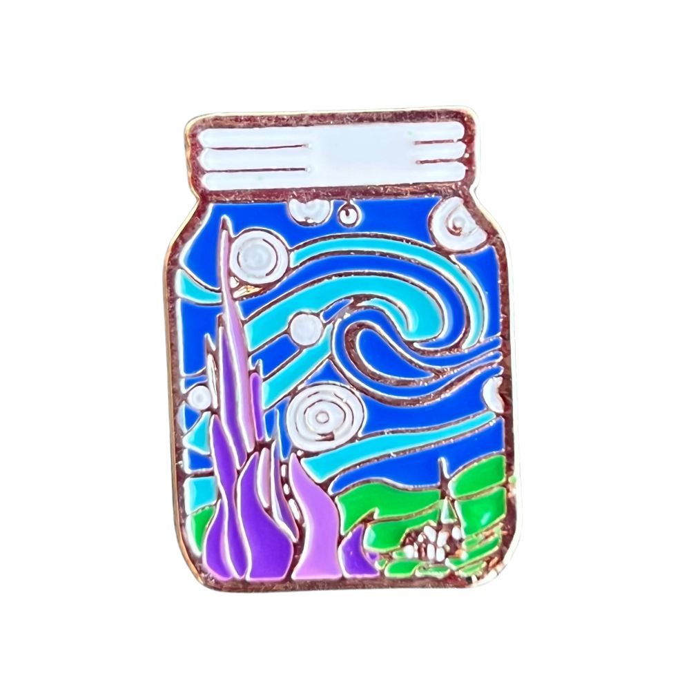 Pin Jarra Cielo Estrellado