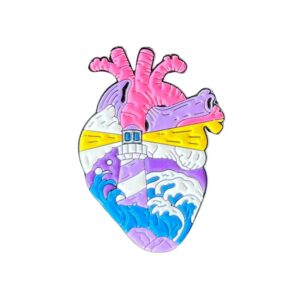 Pin Corazón La Guía en la Tormenta