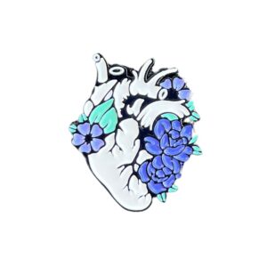 Pin Corazón Violeta