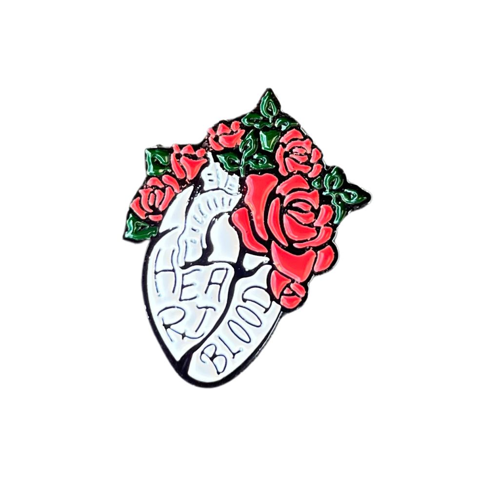 Pin Corazón Heart & Blood