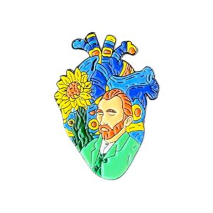 Pin Corazón Impresionista