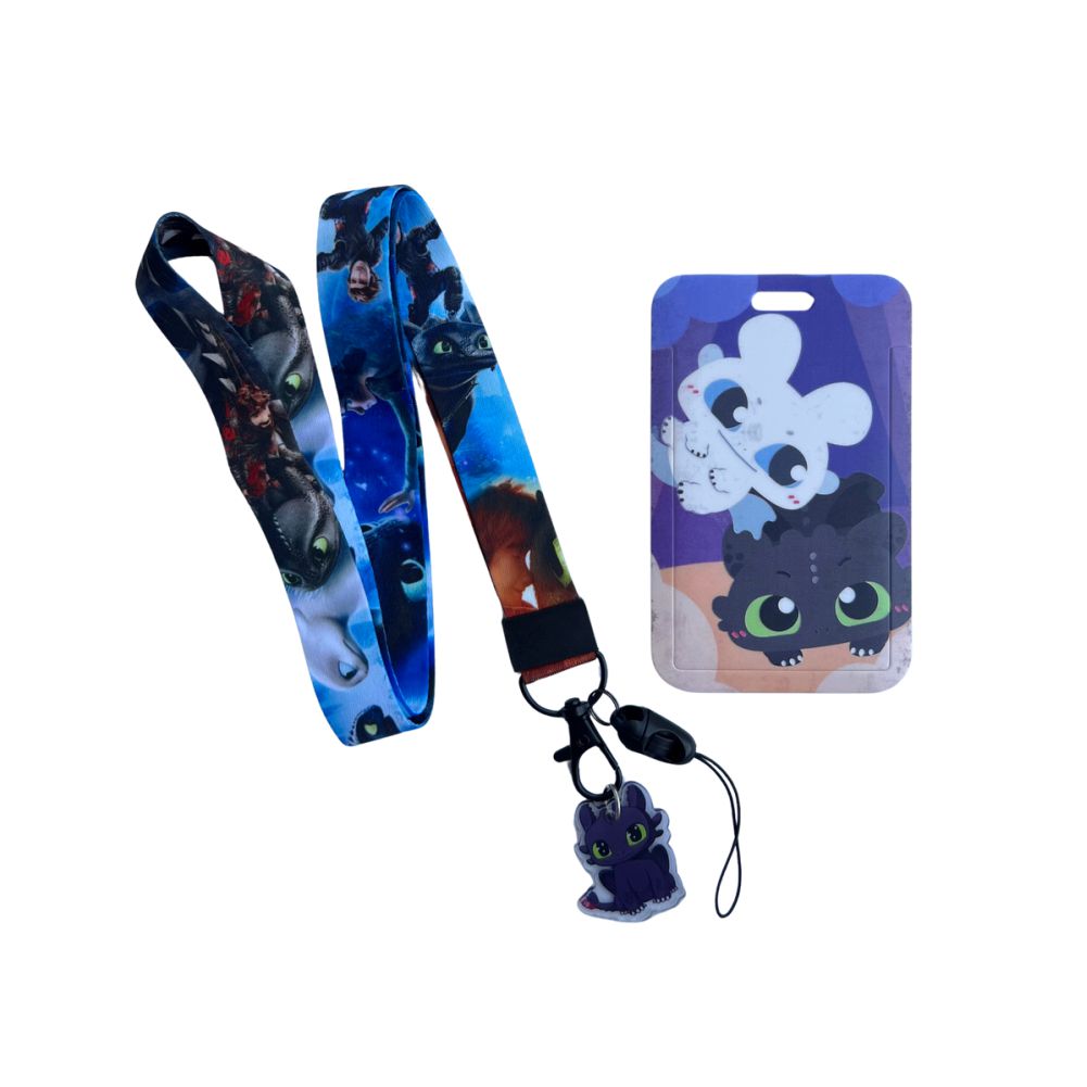 Porta Carnet Furia Luminosa Infantil