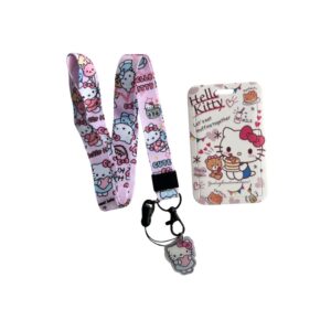 Porta Carnet Hello Kitty Pastel