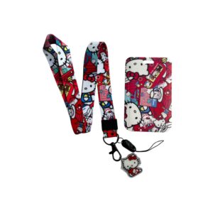 Porta Carnet Hello Kitty School