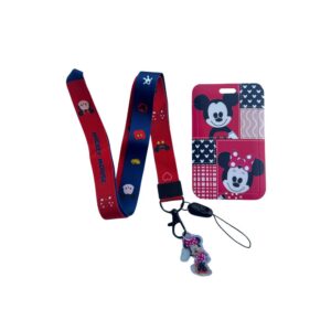 Porta Carnet Mickey Y Minnie