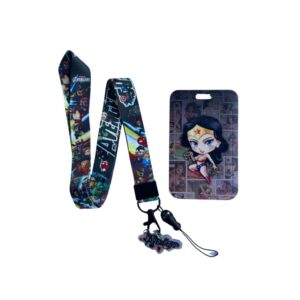 Porta Carnet Mujer Maravilla Infantil