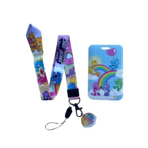 Porta Carnet Ositos Cariñositos Arcoiris