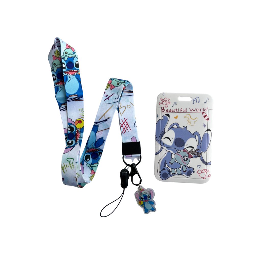 Porta Carnet Stitch Beautiful World